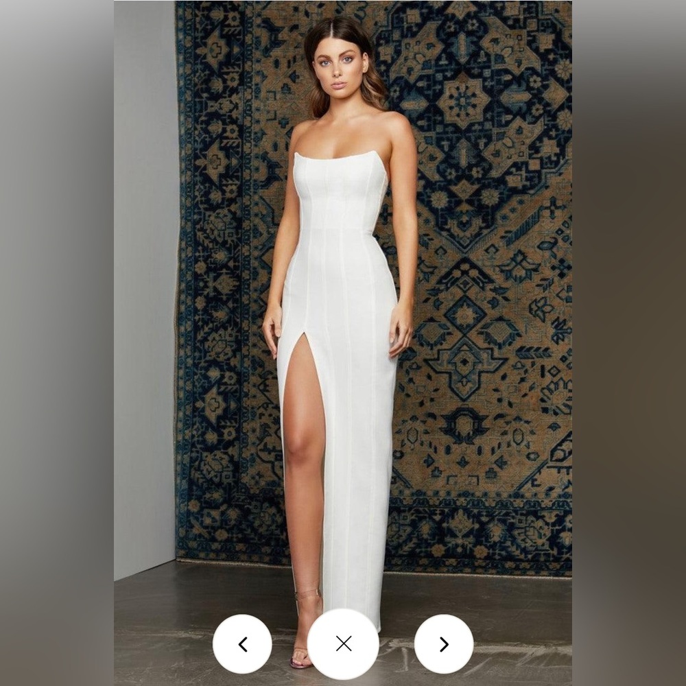 NWT Leyla White Wedding/Elopement/Reception/Bridal Shower dress (M)